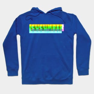 Neon Glitch Cucumber Hoodie